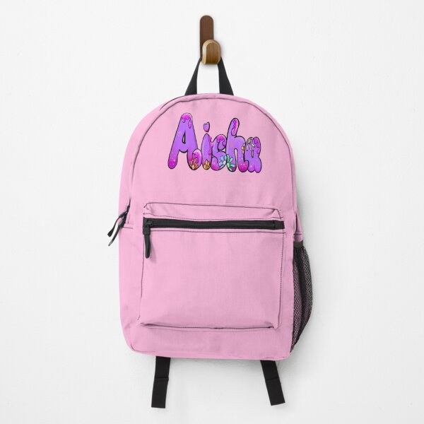 Item preview, Aisha popular girls name woman women’s first name in purple flowers drip calligraphy Aisha designed and sold by Artonmytee.