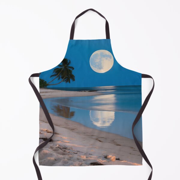 Item preview, A full moon illuminates the ocean designed and sold by TsubakiSakura34.