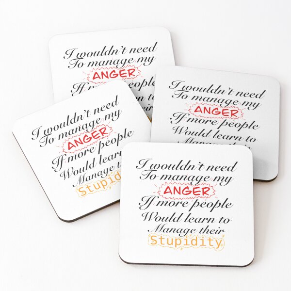 Item preview, Anger management, funny design designed and sold by SezzysScribbles .