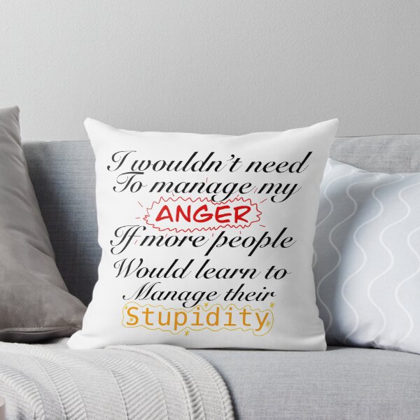 Item preview, Anger management, funny design designed and sold by SezzysScribbles .