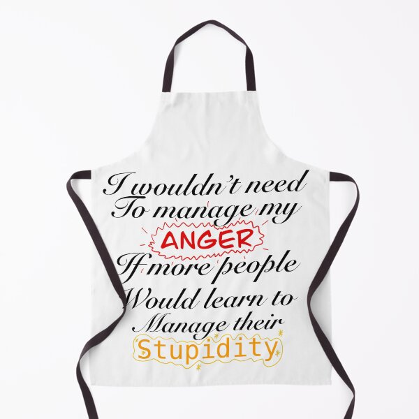 Item preview, Anger management, funny design designed and sold by SezzysScribbles .