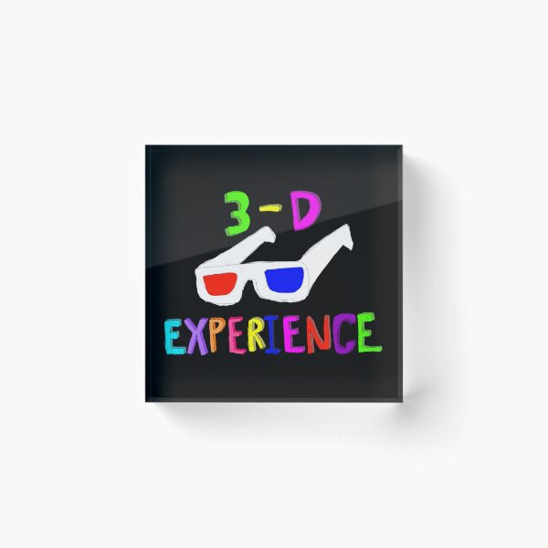 Item preview, '3rd Dimension' 90s 3D Glasses Colorful Cartoon designed and sold by Venus-in-Virgo.
