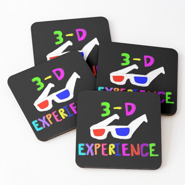 Item preview, '3rd Dimension' 90s 3D Glasses Colorful Cartoon designed and sold by Venus-in-Virgo.