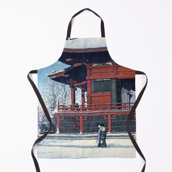 Item preview, Sunshine after Snow at Asakusa Kannon Temple by Kawase Hasui designed and sold by Takeda-art.