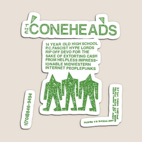 Item preview, The Coneheads - L​.​P​.​1. aka "14 Year Old High School PC​-​Fascist Hype Lords Rip Off Devo for the Sake of Extorting $​$​$ from Helpless Impressionable Midwestern Internet Peoplepunks L​.​P​.​ designed and sold by scannedheat.