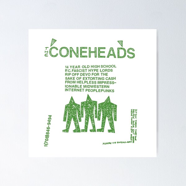Item preview, The Coneheads - L​.​P​.​1. aka "14 Year Old High School PC​-​Fascist Hype Lords Rip Off Devo for the Sake of Extorting $​$​$ from Helpless Impressionable Midwestern Internet Peoplepunks L​.​P​.​ designed and sold by neusyndrome.