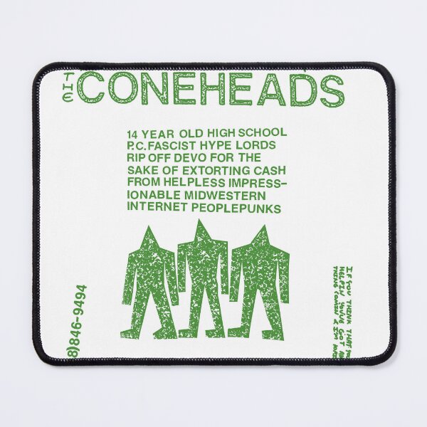Item preview, The Coneheads - L.P.1. aka "14 Year Old High School PC-Fascist Hype Lords Rip Off Devo for the Sake of Extorting $$$ from Helpless Impressionable Midwestern Internet Peoplepunks L.P. designed and sold by scannedheat.