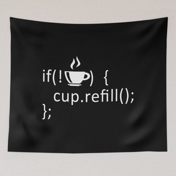 Item preview, Code Meme 2 (black bg) designed and sold by DreamPrintPro.
