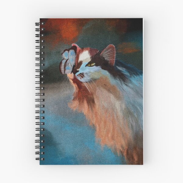 Item preview, Dramatic cat and butterfly  designed and sold by SketchyHeart.