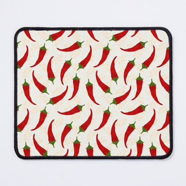 Item preview, Spicy Hot Red Peppers; Red, Green and Beige Color Palette designed and sold by tartagain.