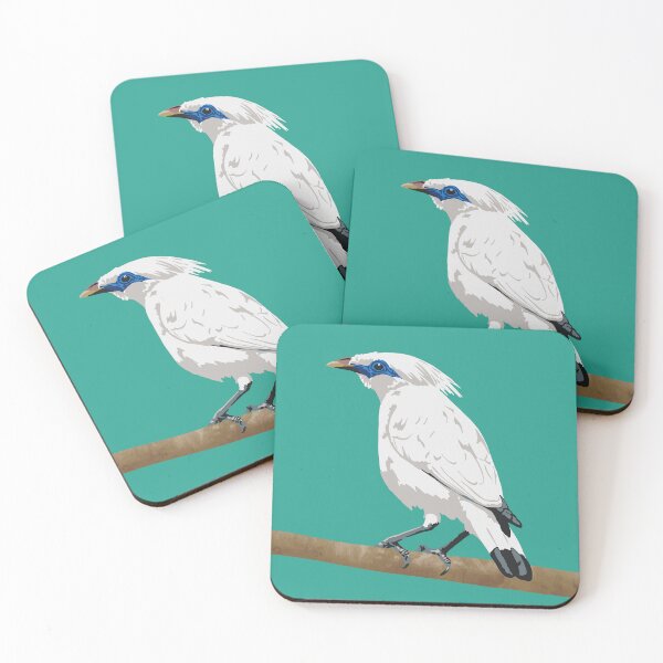 Item preview, Bali Starling Portrait designed and sold by GeoCreate.