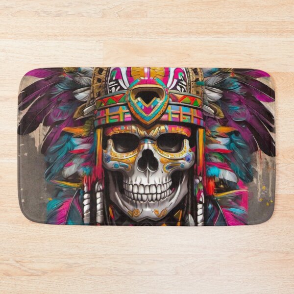 Item preview, Aztec Skull Headress designed and sold by MatrixTattoo.