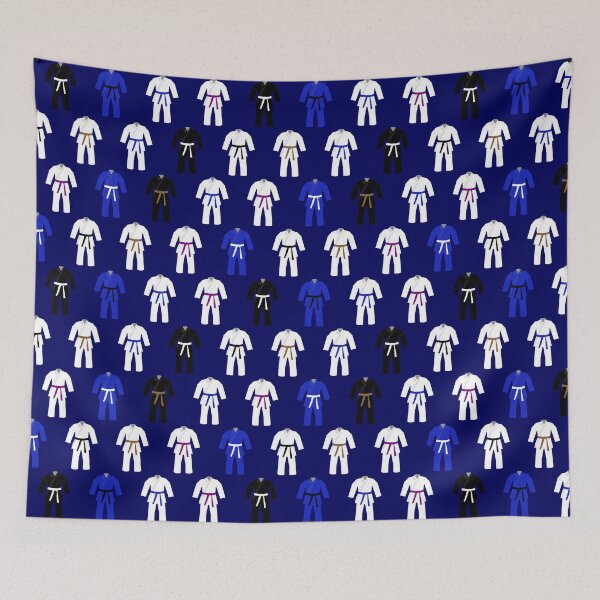 Item preview, Brazilian Jiu Jitsu Jujitsu Martial Arts Pattern designed and sold by CreativeTwins.