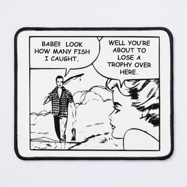 Item preview, About To Lose A Trophy - Classic comic style with a twist designed and sold by TheLeeryLeaf.