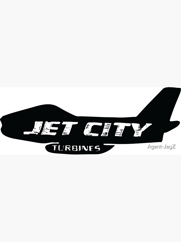 "Black Jet City Logo" Photographic Print by AgentJayZ Redbubble