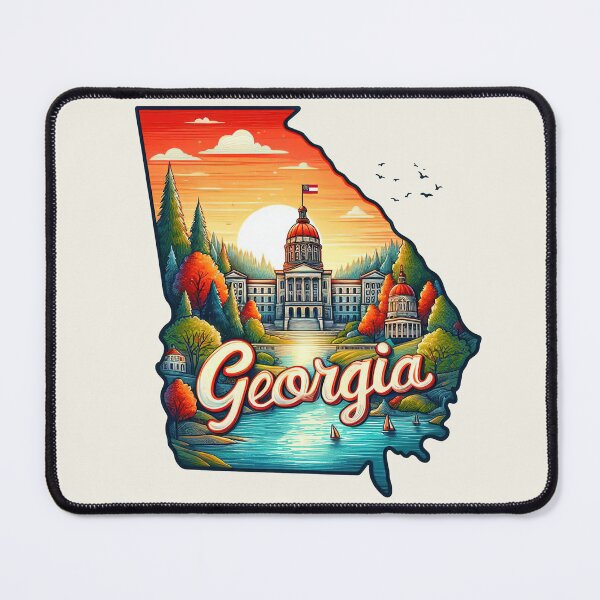 Item preview, GEORGIA United States of America, artistic shape designed and sold by Margival.