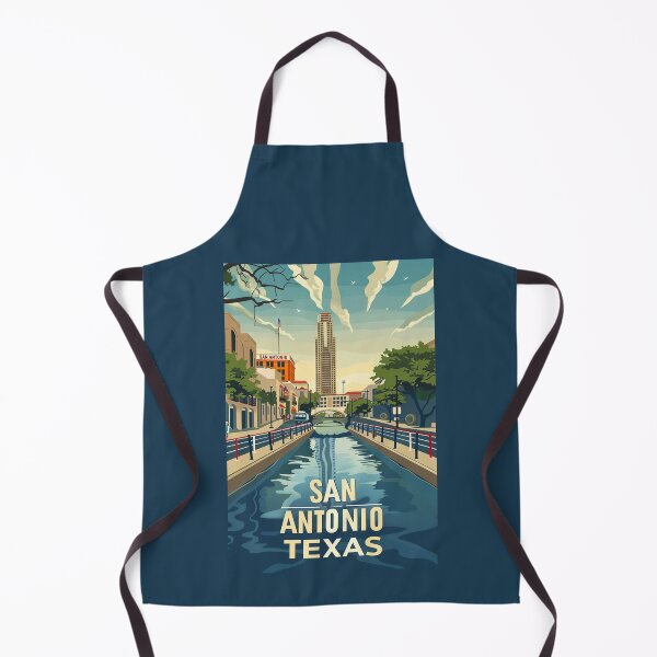 Item preview, A Vintage Travel Art of San Antonio - Texas   designed and sold by GoodOldVintage.