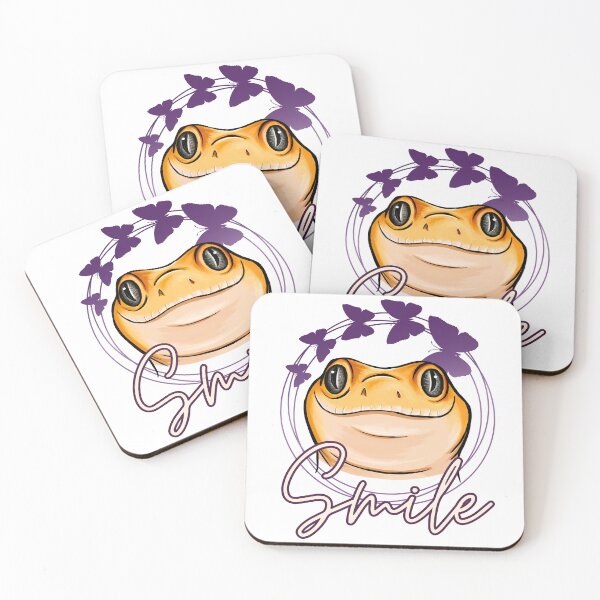 Item preview, Leopard Gecko Smile Cute Design designed and sold by BeataY6Art.