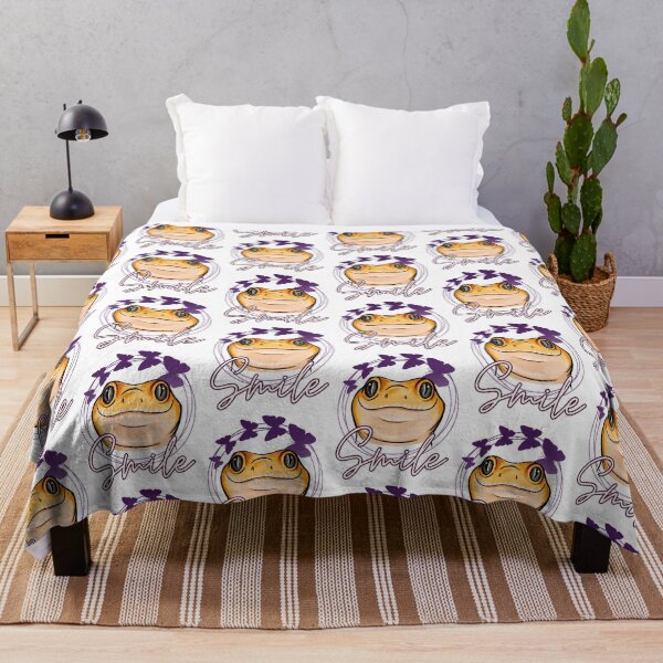 Item preview, Leopard Gecko Smile Cute Design designed and sold by BeataY6Art.