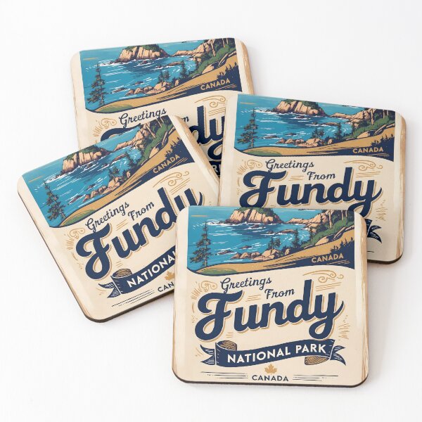 Item preview, Fundy National Park Canada Post Card designed and sold by TravelPostcardGems.