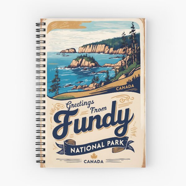 Item preview, Fundy National Park Canada Post Card designed and sold by TravelPostcardGems.