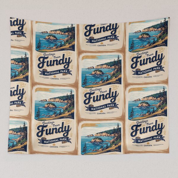 Item preview, Fundy National Park Canada Post Card designed and sold by TravelPostcardGems.
