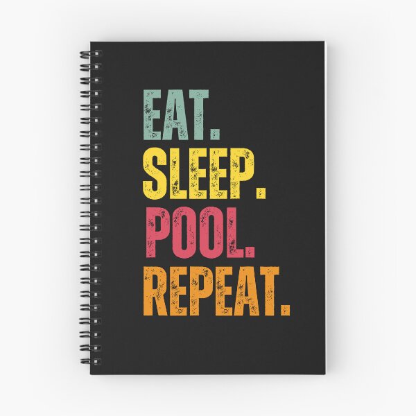 Item preview, Colorful Eat Sleep Pool Repeat designed and sold by AlienOccupation.