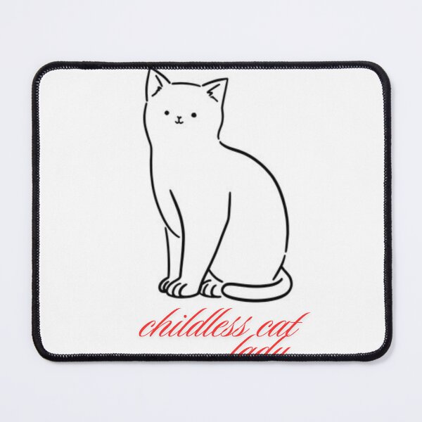 Item preview, childless cat lady designed and sold by sisira gunarathna.