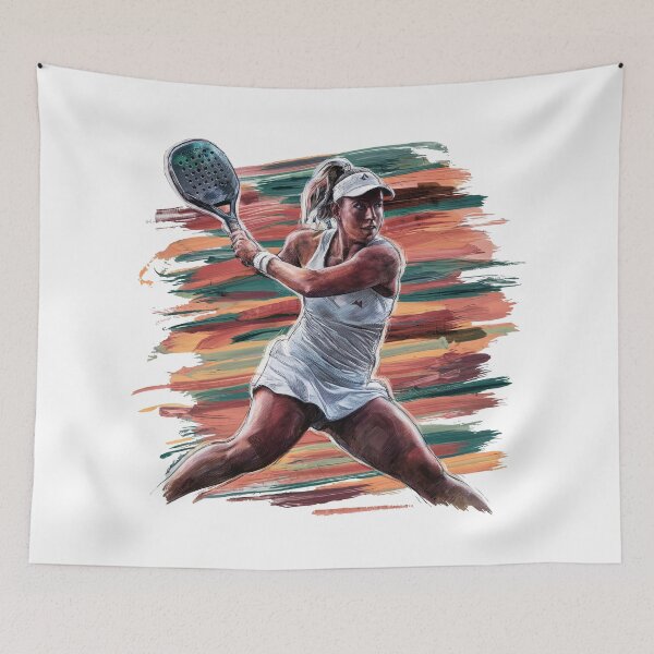 Item preview, Paddle Tennis player sketch designed and sold by tee-blah-blah.