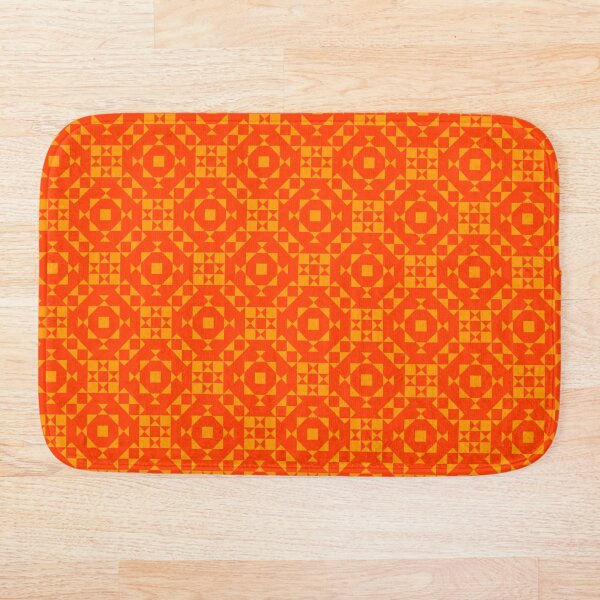 Artikelvorschau, Orangefarbenes geometrisches Muster entworfen und verkauft von SJ-Merch.