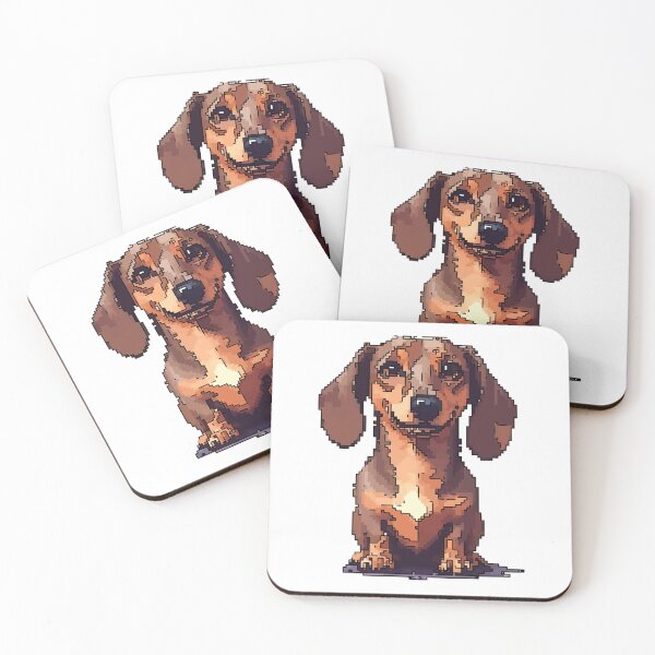 Item preview, Pixel Dachshund Delight designed and sold by NaturePixel.