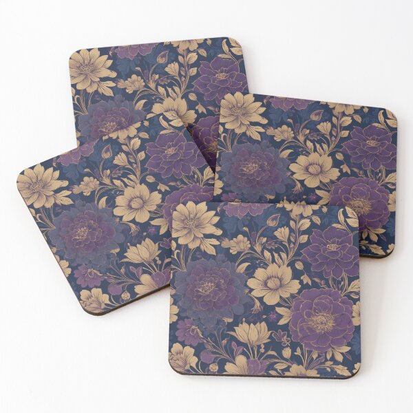 Item preview, Purple Intricate Floral Pattern designed and sold by SeamPix.
