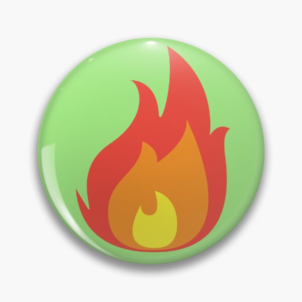 Item preview, Fire badge Camp Enchanted designed and sold by CampEnchanted.