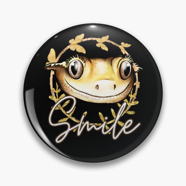 Item preview, Crested Gecko Smile Cute Design designed and sold by BeataY6Art.