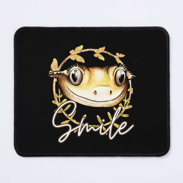 Item preview, Crested Gecko Smile Cute Design designed and sold by BeataY6Art.