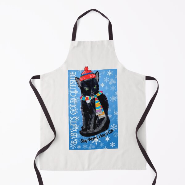 Item preview, Baby, It's Cold Outside - Stay Warm, Hug a Cat designed and sold by dpenn.