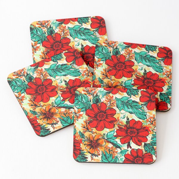 Item preview, Vibrant Maximalist Floral Pattern designed and sold by SeamPix.