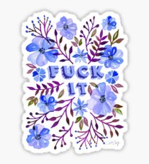 F * ck Es - Blaubeer-Palette Sticker