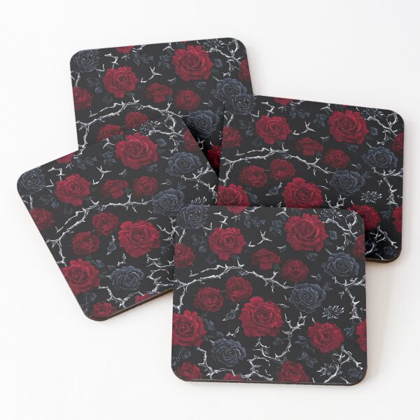 Item preview, Dramatic Gothic Floral Pattern designed and sold by SeamPix.