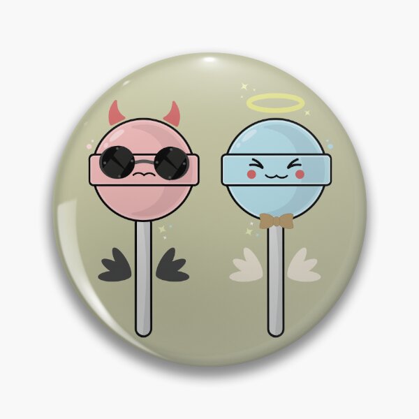 Item preview, Devil and angel lollipops designed and sold by sasyall.