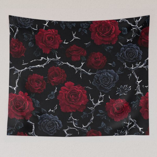 Item preview, Dramatic Gothic Floral Pattern designed and sold by SeamPix.