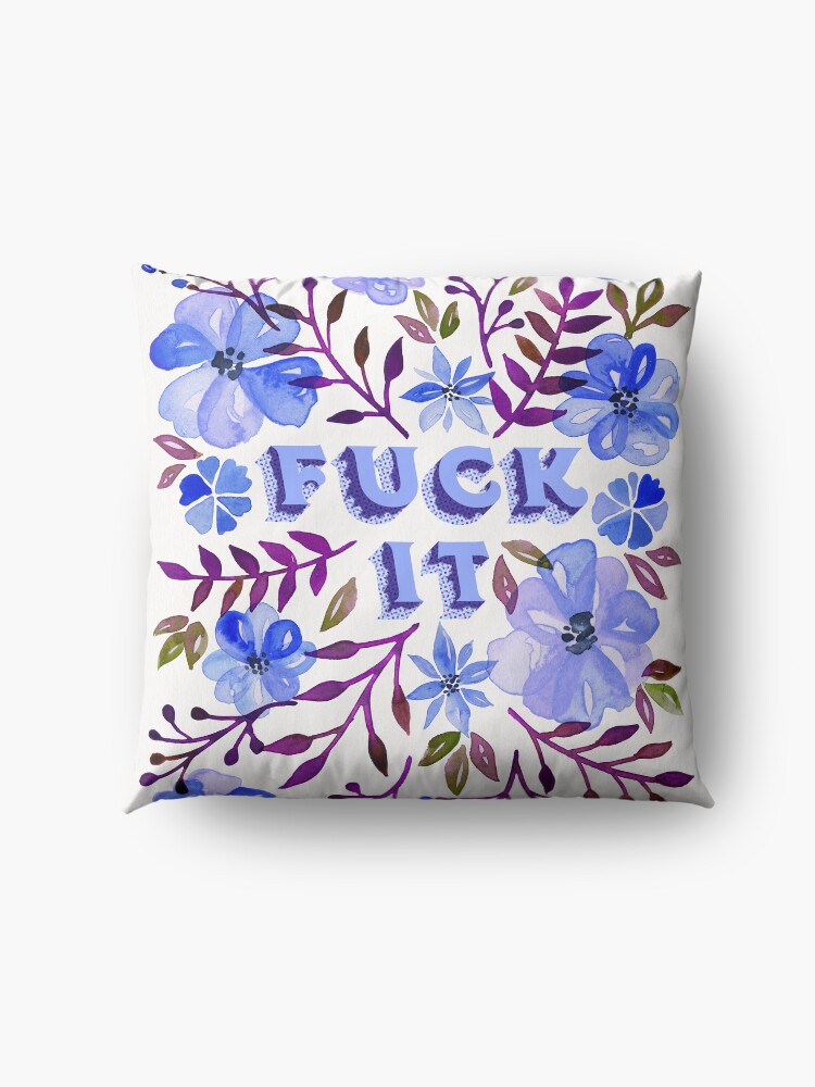 Alternate view of F*ck It – Blueberry Palette Floor Pillow