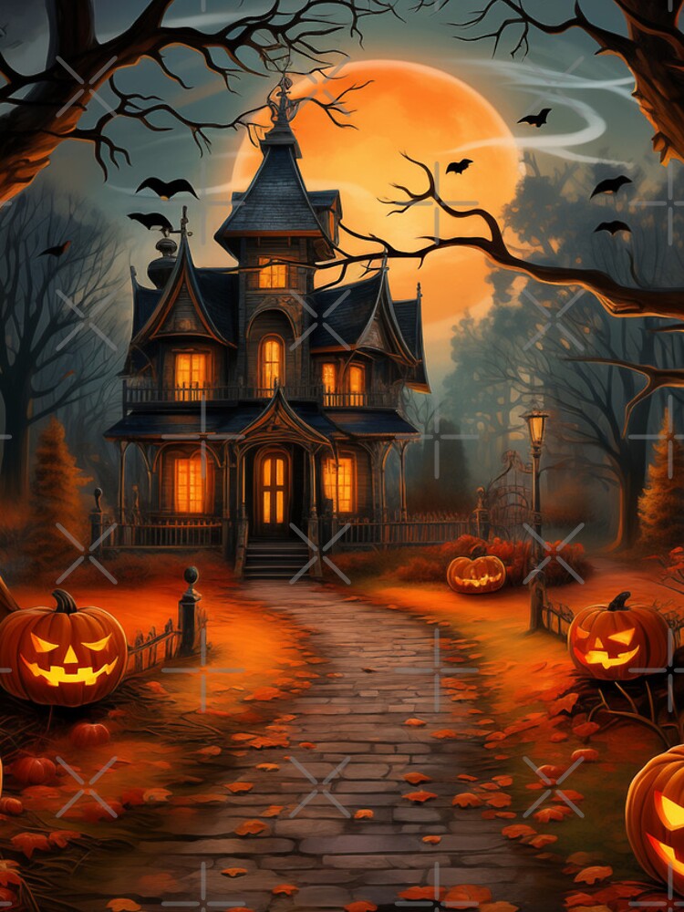Thumbnail 4 of 4, iPhone Case, Halloween Scene designed and sold by Rtymer.