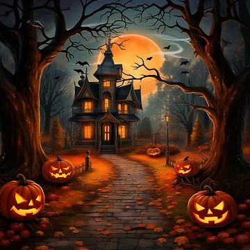 Artwork thumbnail, Halloween Scene by Rtymer