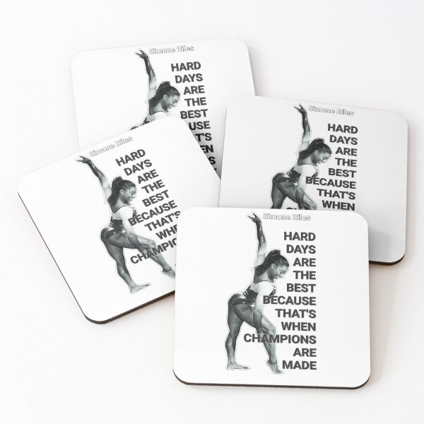 Item preview, Artistic Gymnastics Simone Biles .Hard days are the best because that's when champions are made. designed and sold by TuyaArts.