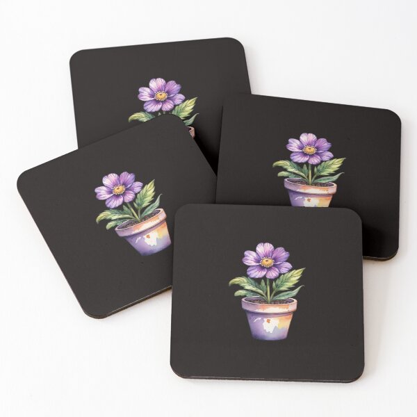 Item preview, Watercolor Flower In Pot designed and sold by SeamPix.