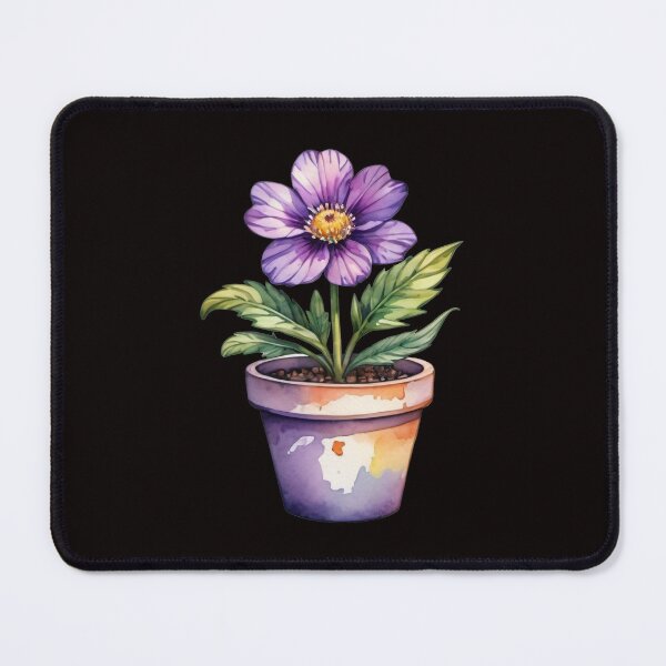 Item preview, Watercolor Flower In Pot designed and sold by SeamPix.