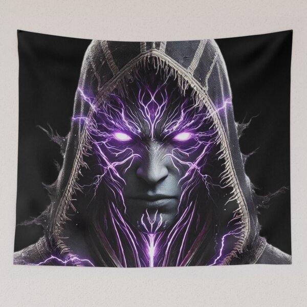 Item preview, Electrifying Hooded warrior designed and sold by TeslaSt0re.