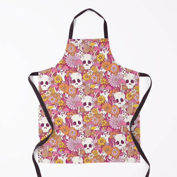 Item preview, Spooky Mushroom Garden - Fuchsia designed and sold by latheandquill.