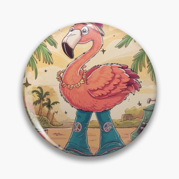 Item preview, Hippie Flamingo Vibes designed and sold by NeatThingLover.